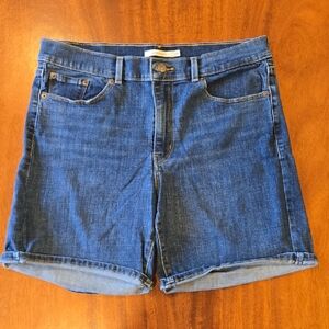 Blue Denim Shorts